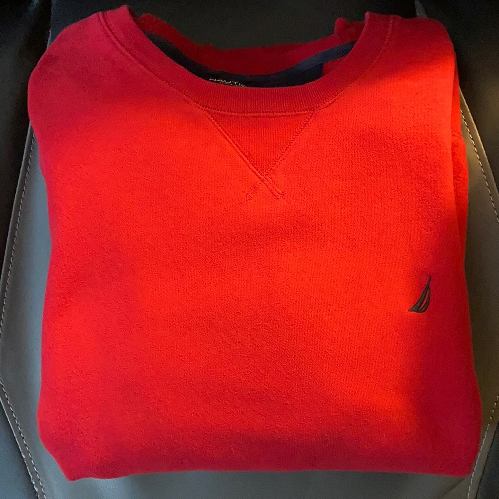 Red Nautica pullover